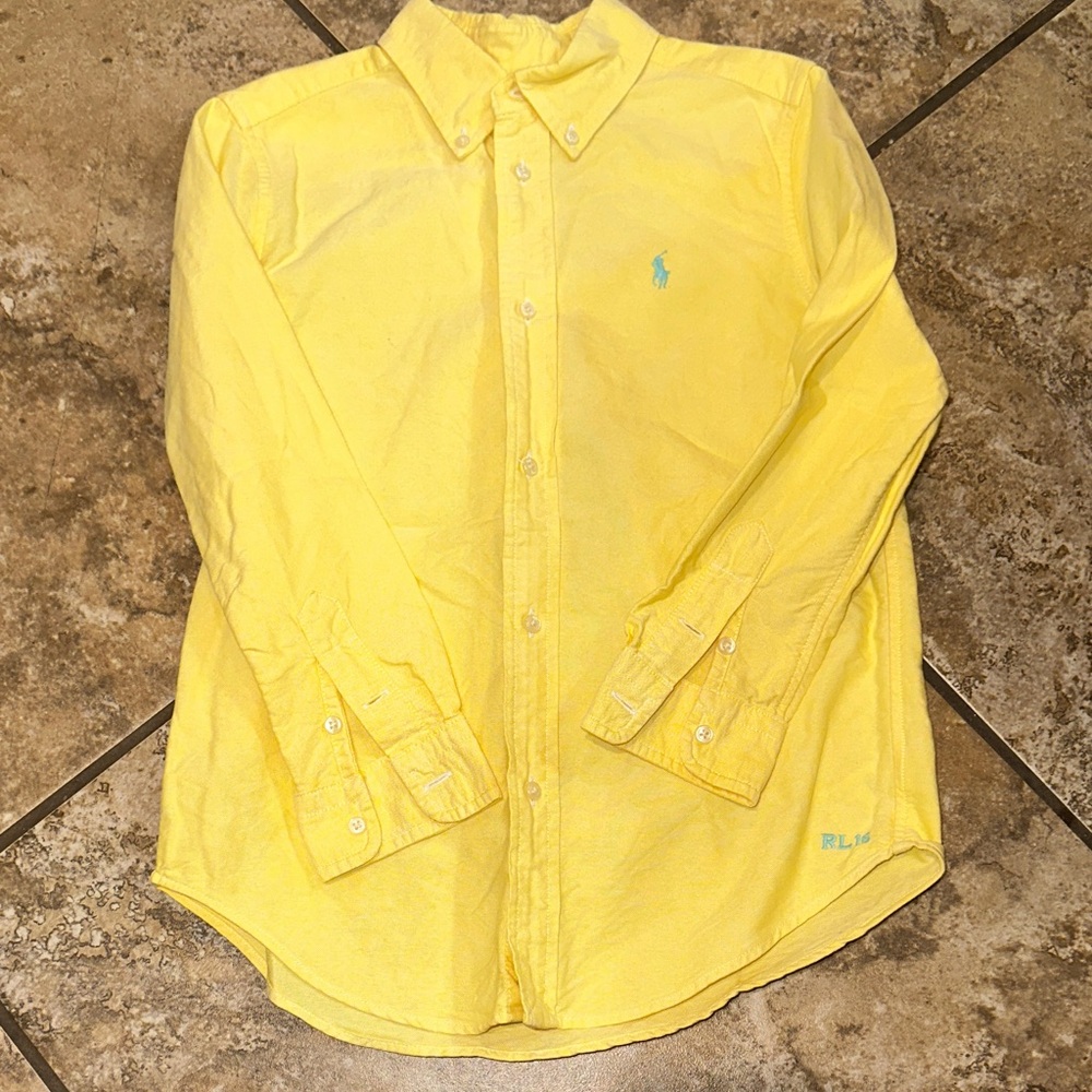 Polo by Ralph Lauren Bright Yellow Casual Shirt